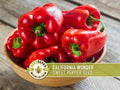 California Wonder Sweet Pepper Seeds | Heirloom