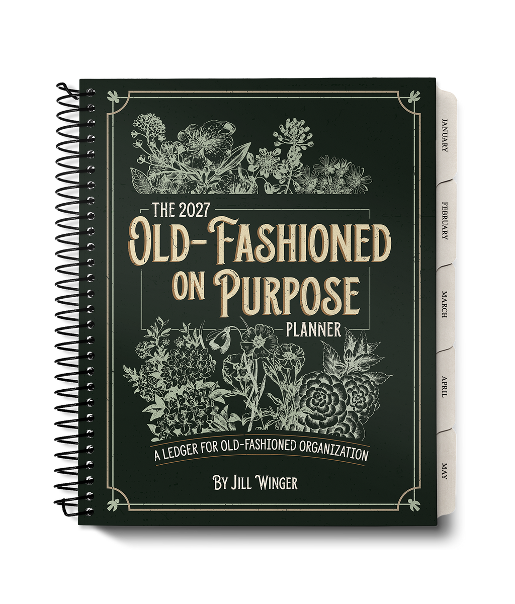 Preorder: The 2027 Old-Fashioned on Purpose Planner