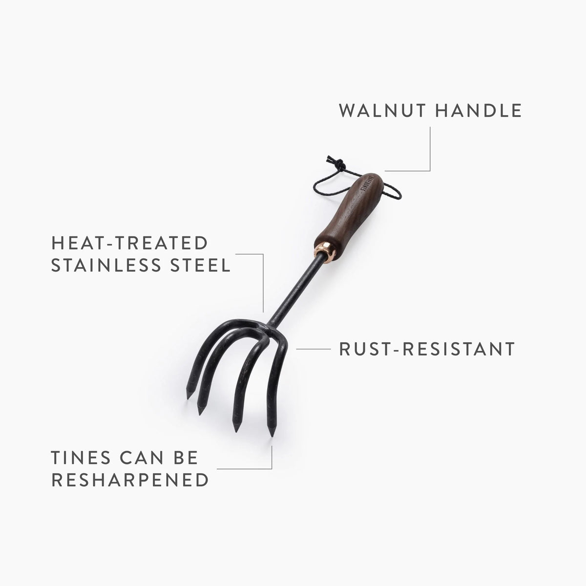 Barebones Hand Cultivator: Walnut/Black