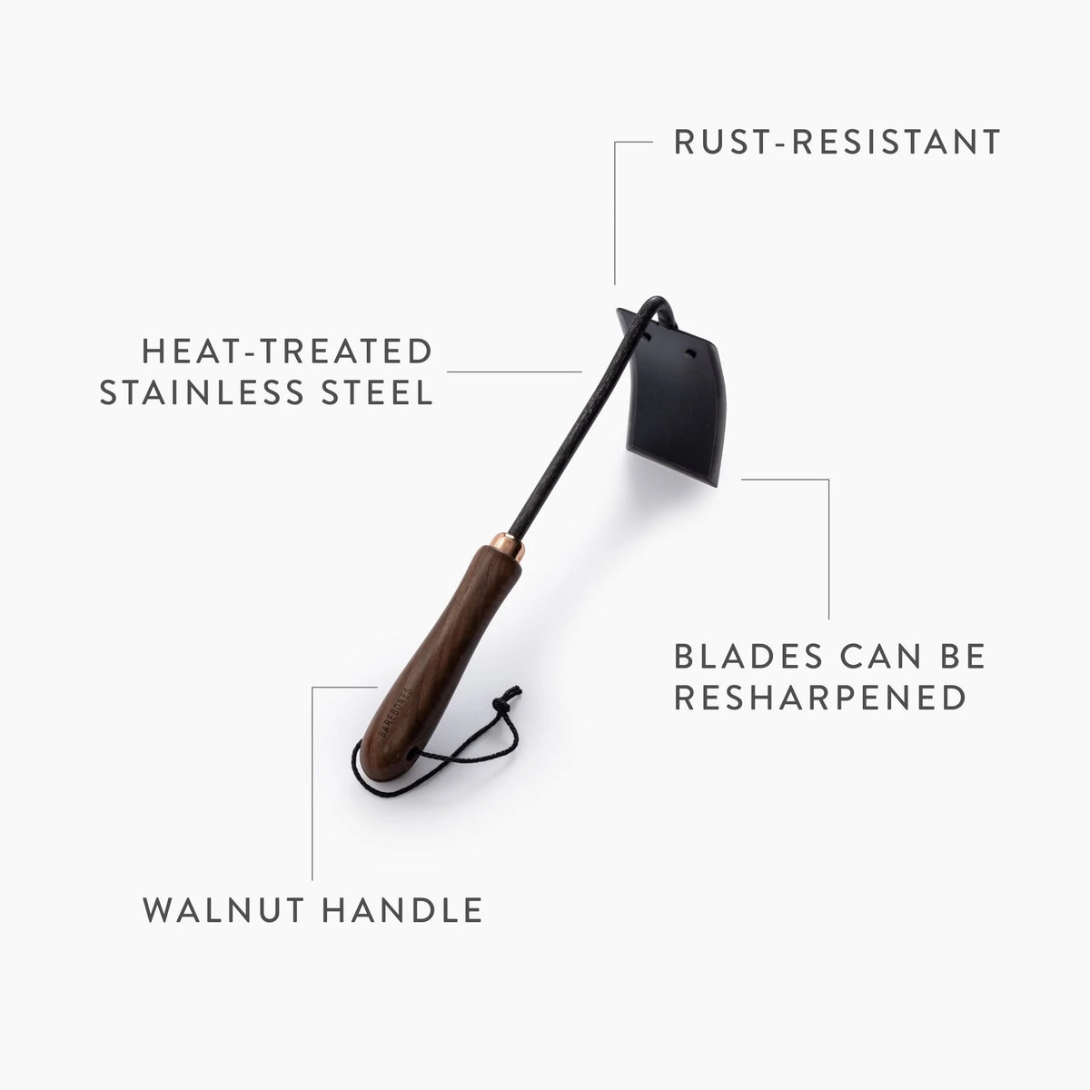 Walnut Square Hoe