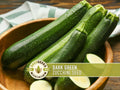 Dark Green Zucchini Seeds | Heirloom, Great for Fresh eating