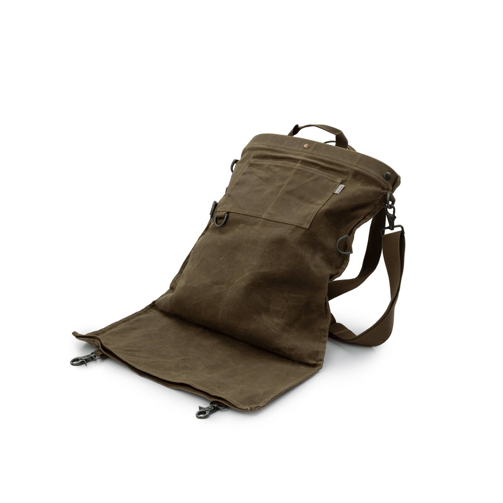 Harvesting & Gathering Bag- Waxed Canvas: Slate Gray