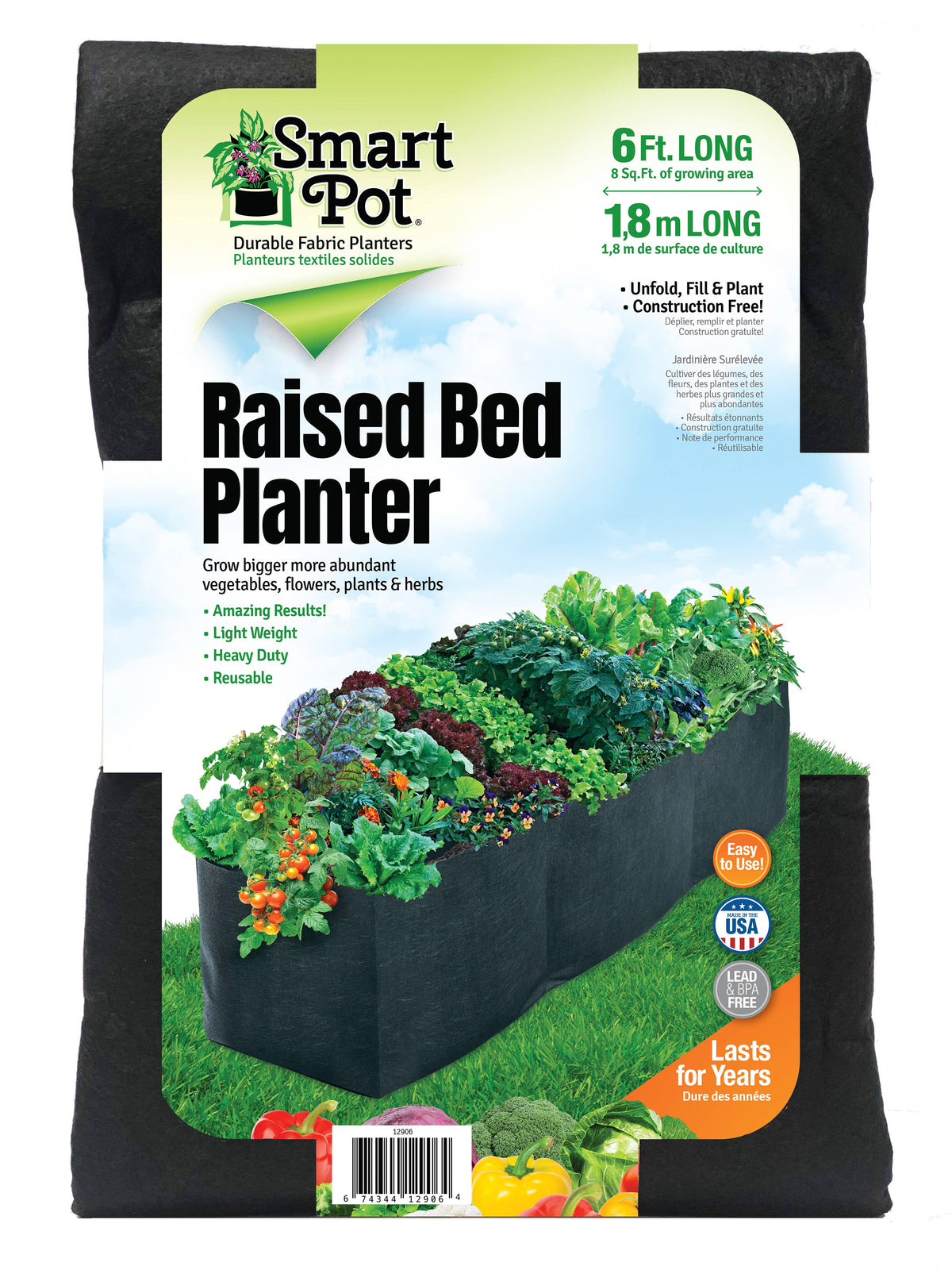 Raised Bed Planter 6'